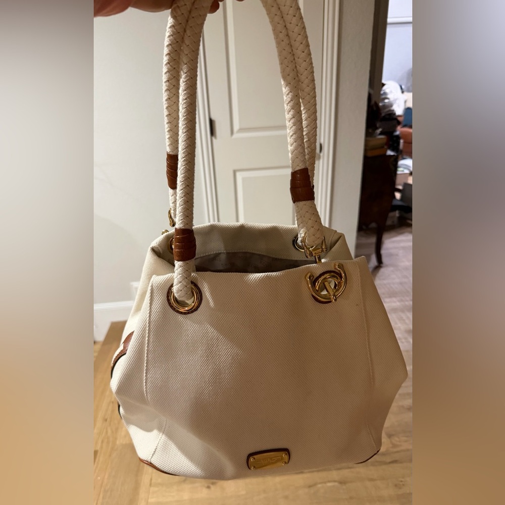 Michael Kors Off White Marina Rope Tote